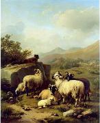 unknow artist Sheep 083 oil painting reproduction
